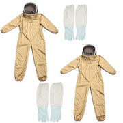 Full Beekeeping Suit Bee Suit Heavy Duty Leather Ventilated Keeping Gloves - L (with Gloves) V528-FULLBEEKEEPINGSUIT-L-612562