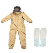 Full Beekeeping Suit Bee Suit Heavy Duty Leather Ventilated Keeping Gloves - L (with Gloves) V528-FULLBEEKEEPINGSUIT-L-612562