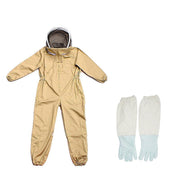 Full Beekeeping Suit Bee Suit Heavy Duty Leather Ventilated Keeping Gloves - L (with Gloves) V528-FULLBEEKEEPINGSUIT-L-612562