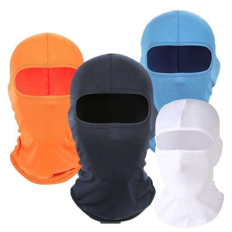 Balaclava Face Mask Uv Protection For Men Women Ski Motorcycle Running Riding - Blue V528-FULLFACEMASK-LIGHTBLUE-1PC-328682