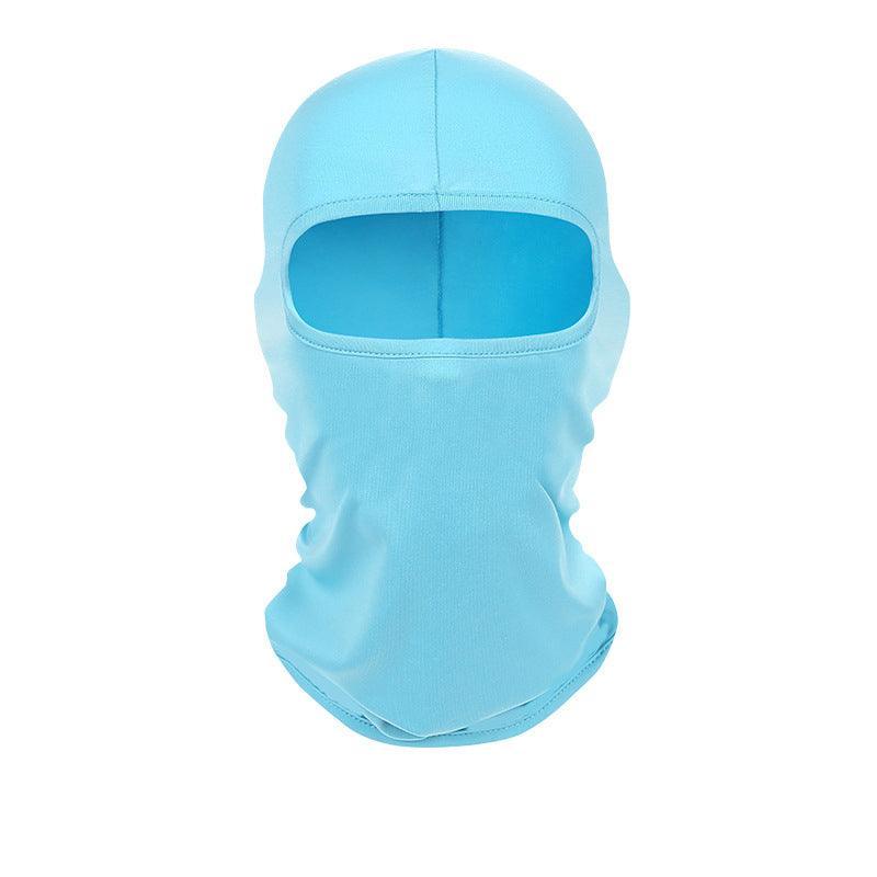Balaclava Face Mask Uv Protection For Men Women Ski Motorcycle Running Riding - Blue V528-FULLFACEMASK-LIGHTBLUE-1PC-328682