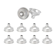 10 PCS Stainless Steel Small Funnel Set for Hip Flasks Camping Kitchen Use V528-FUNNELS-10PCS-375243