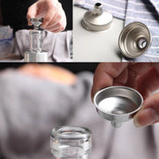 10 PCS Stainless Steel Small Funnel Set for Hip Flasks Camping Kitchen Use V528-FUNNELS-10PCS-375243