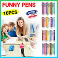 Funny Pens Swear Word Pen Set Black Ink Writing Pen Funny Office Diary Gift - Set A V528-FUNNYPENS-A-10PCS-375271
