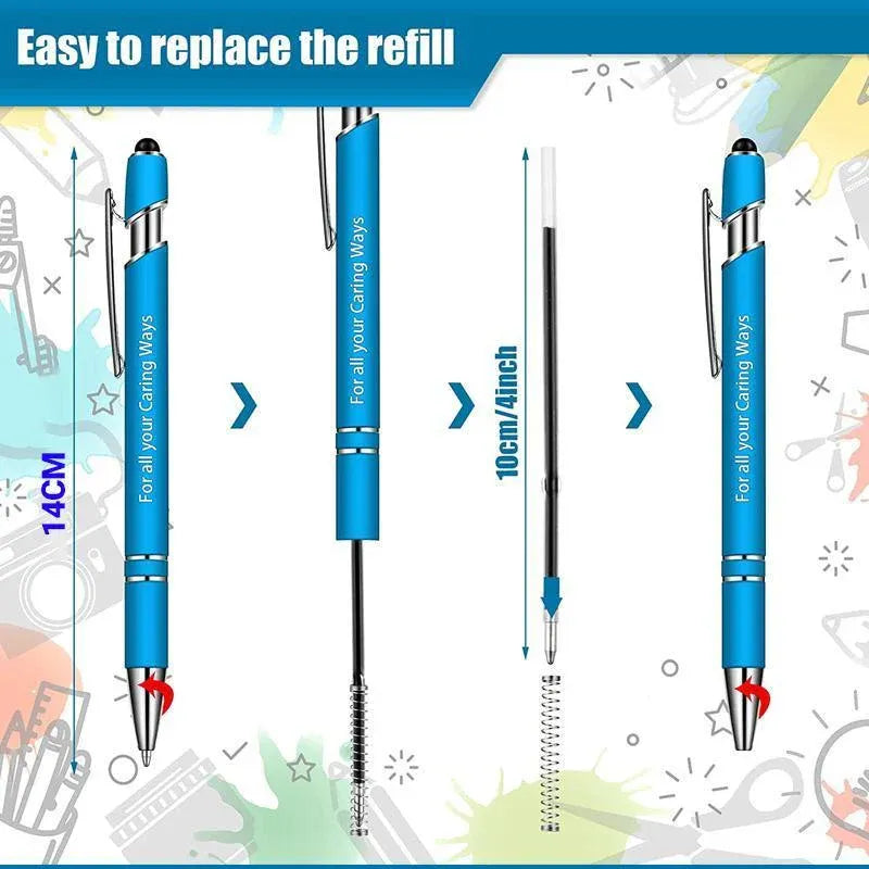 Funny Pens Swear Word Pen Set Black Ink Writing Pen Funny Office Diary Gift - Set C V528-FUNNYPENS-C-10PCS-456377