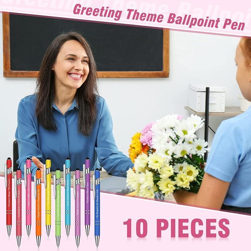 Funny Pens Swear Word Pen Set Black Ink Writing Pen Funny Office Diary Gift - Set C V528-FUNNYPENS-C-10PCS-456377