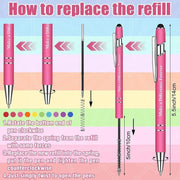 Funny Pens Swear Word Pen Set Black Ink Writing Pen Funny Office Diary Gift - Set C V528-FUNNYPENS-C-10PCS-456377