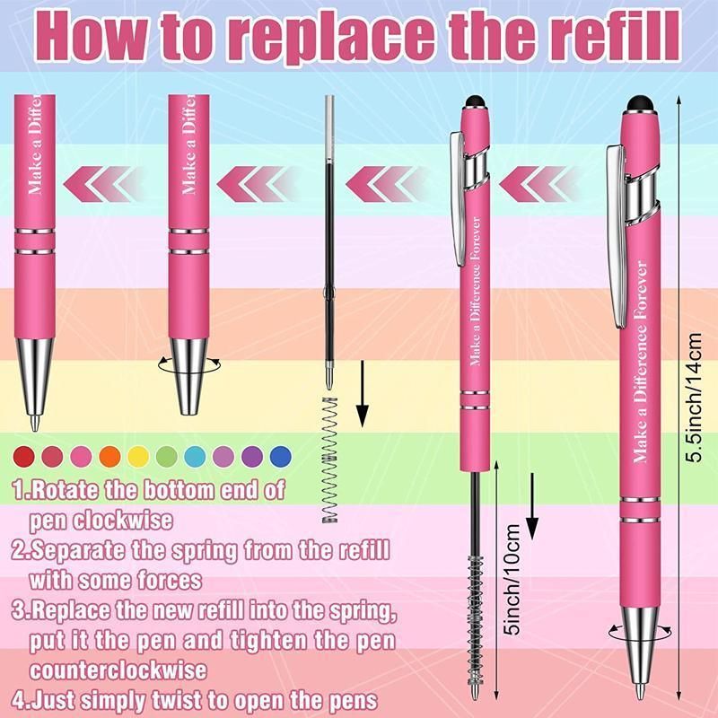 Funny Pens Swear Word Pen Set Black Ink Writing Pen Funny Office Diary Gift - Set C V528-FUNNYPENS-C-10PCS-456377