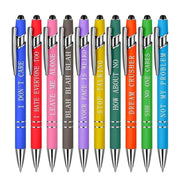 Funny Pens Swear Word Pen Set Black Ink Writing Pen Funny Office Diary Gift - Set D V528-FUNNYPENS-D-10PCS-146276