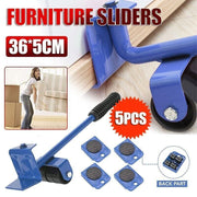 Furniture Lifter and Mover Tool Set 5PCS Heavy Duty Roller Sliders for Moving V528-FURNITURELIFTER-320669