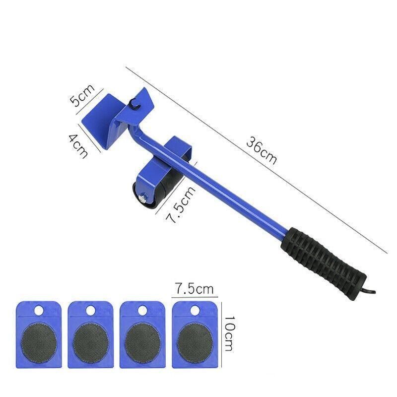 Furniture Lifter and Mover Tool Set 5PCS Heavy Duty Roller Sliders for Moving V528-FURNITURELIFTER-320669