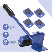 Furniture Lifter and Mover Tool Set 5PCS Heavy Duty Roller Sliders for Moving V528-FURNITURELIFTER-320669
