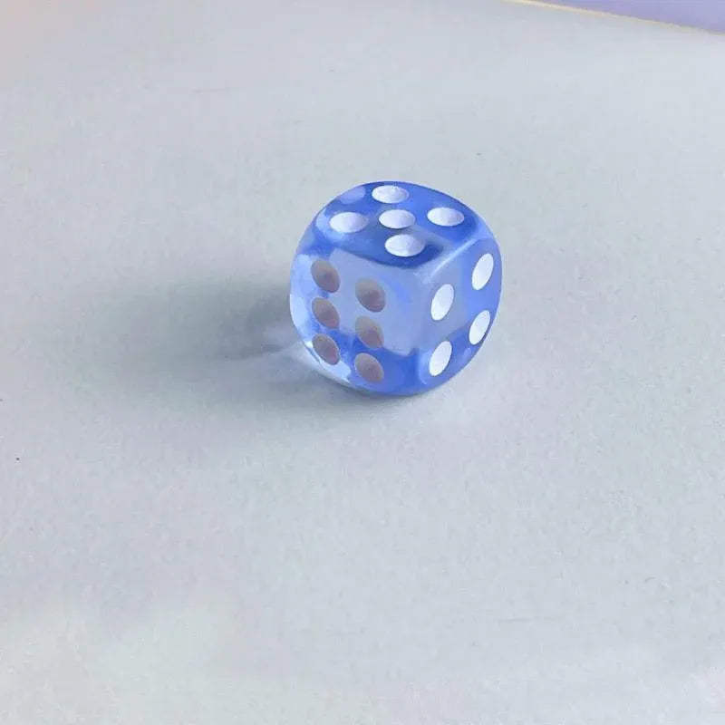 12-48PCS 6 Sided Games Dice Transparent Coloured Game Play Toy Bulk Board Game - 12PCS V528-GAMESDICE-12PCS-161861
