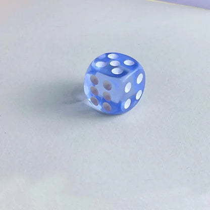 12-48PCS 6 Sided Games Dice Transparent Coloured Game Play Toy Bulk Board Game - 12PCS V528-GAMESDICE-12PCS-161861