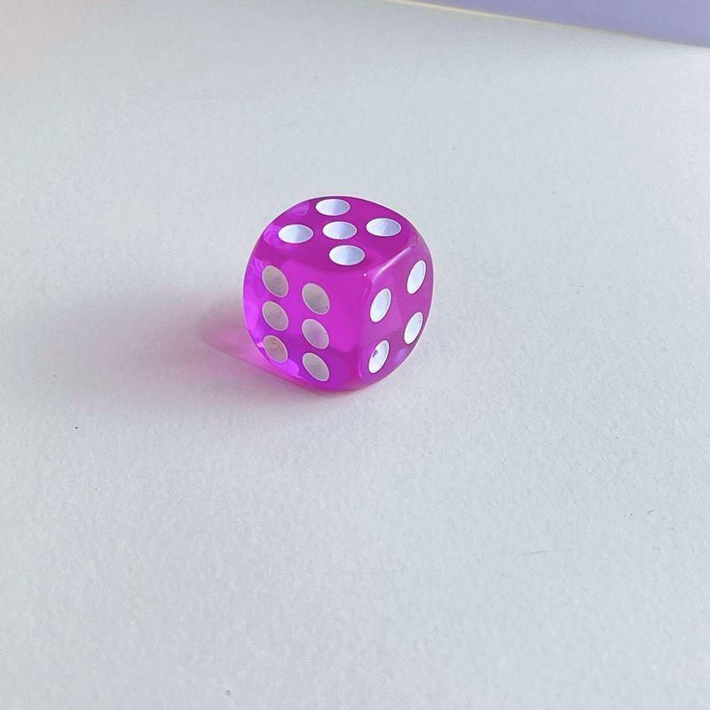 12-48PCS 6 Sided Games Dice Transparent Coloured Game Play Toy Bulk Board Game - 12PCS V528-GAMESDICE-12PCS-161861