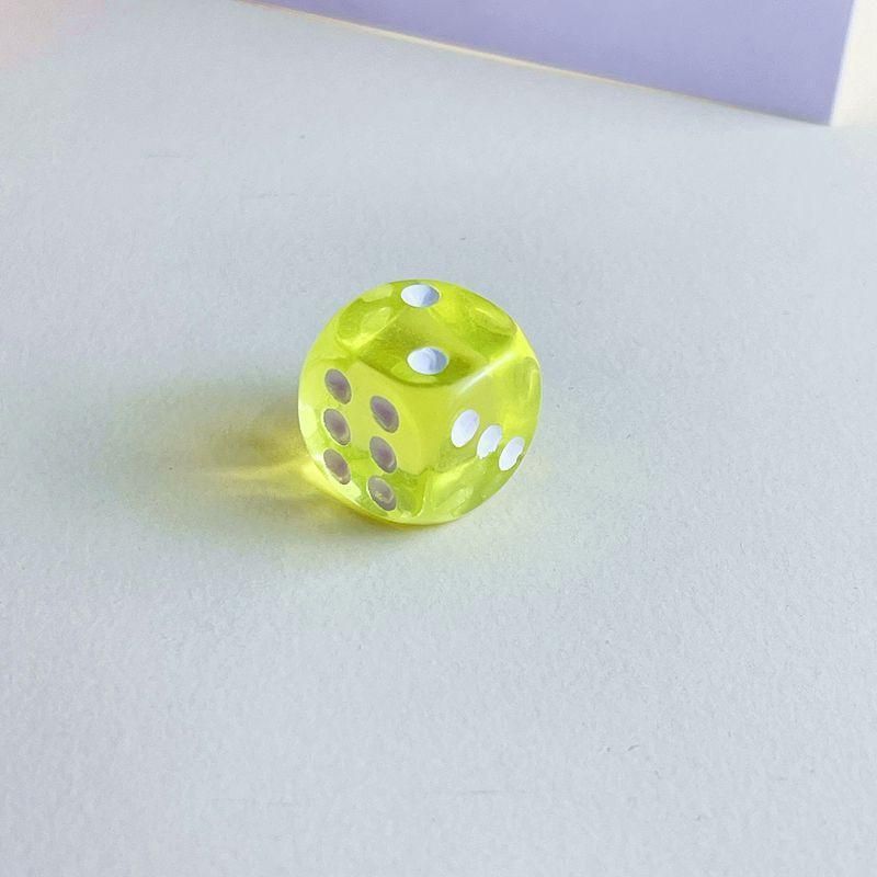 12-48PCS 6 Sided Games Dice Transparent Coloured Game Play Toy Bulk Board Game - 12PCS V528-GAMESDICE-12PCS-161861