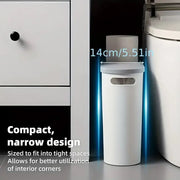Simple Garbage Can with Lid Household Clamped Plastic Bucket Flip Lid Kitchen V528-GARBAGE-CAN-297040