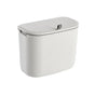 Wall Mounted Hanging Wastebasket with Sliding Lid for Kitchen and Bathroom Use - 7L V528-GARBAGE-CAN-7L-574162