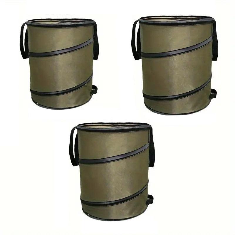 Collapsible Leaf Bin Outdoor Waste Bin for Garden Yard Cleanup and Storage - S V528-GARBAGE-S-648331
