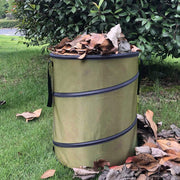 Collapsible Leaf Bin Outdoor Waste Bin for Garden Yard Cleanup and Storage - S V528-GARBAGE-S-648331