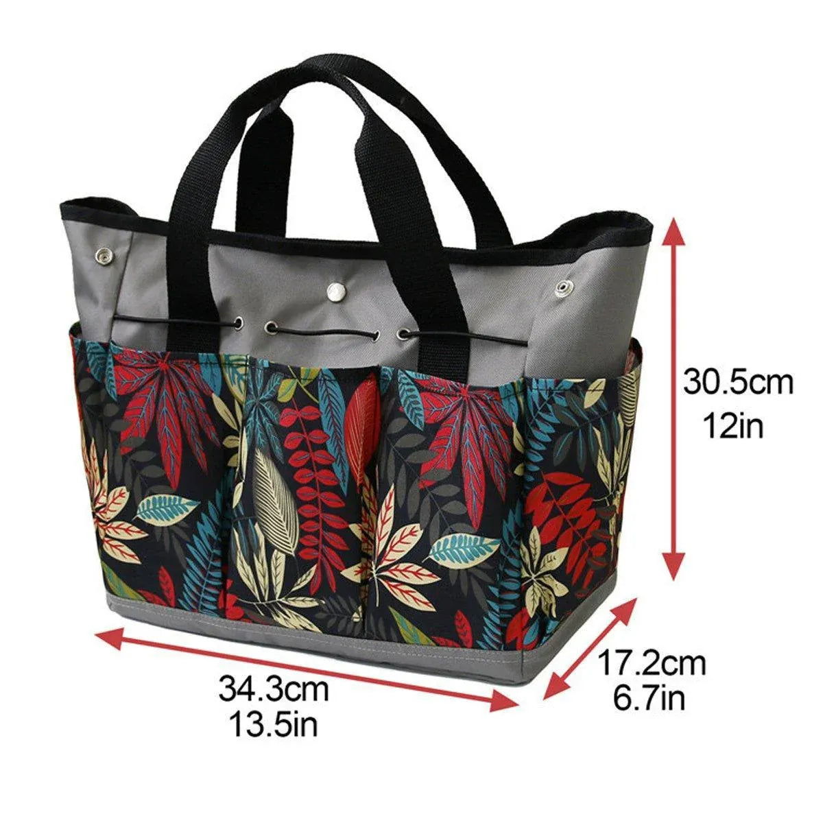 Portable Garden Kit Multifunctional Gardening Storage Bag with Pockets Outdoor V528-GARDEN-KIT-GREY-467851