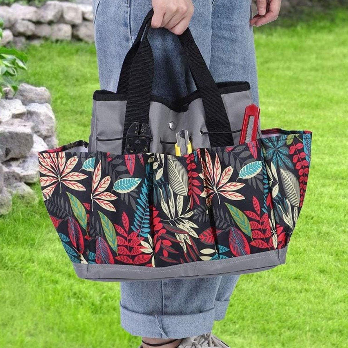 Portable Garden Kit Multifunctional Gardening Storage Bag with Pockets Outdoor V528-GARDEN-KIT-GREY-467851