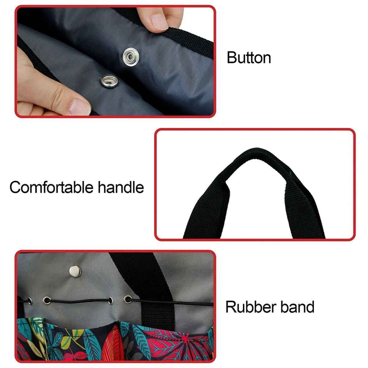 Portable Garden Kit Multifunctional Gardening Storage Bag with Pockets Outdoor V528-GARDEN-KIT-GREY-467851
