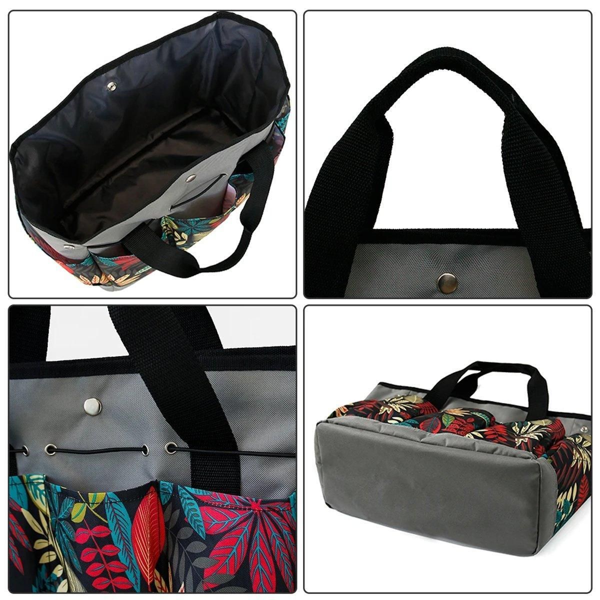 Portable Garden Kit Multifunctional Gardening Storage Bag with Pockets Outdoor V528-GARDEN-KIT-GREY-467851