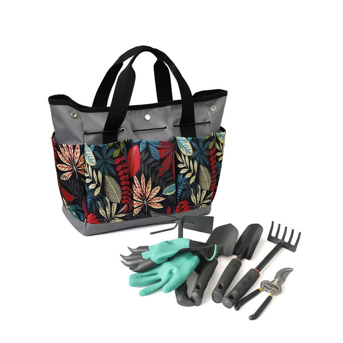 Portable Garden Kit Multifunctional Gardening Storage Bag with Pockets Outdoor V528-GARDEN-KIT-GREY-467851