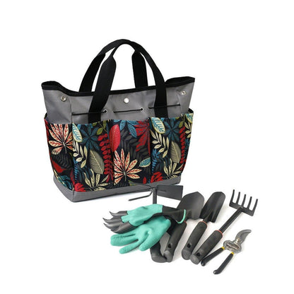 Portable Garden Kit Multifunctional Gardening Storage Bag with Pockets Outdoor V528-GARDEN-KIT-GREY-467851