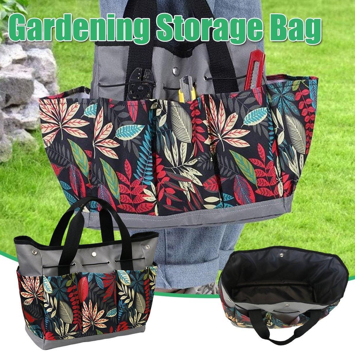 Portable Garden Kit Multifunctional Gardening Storage Bag with Pockets Outdoor V528-GARDEN-KIT-GREY-467851