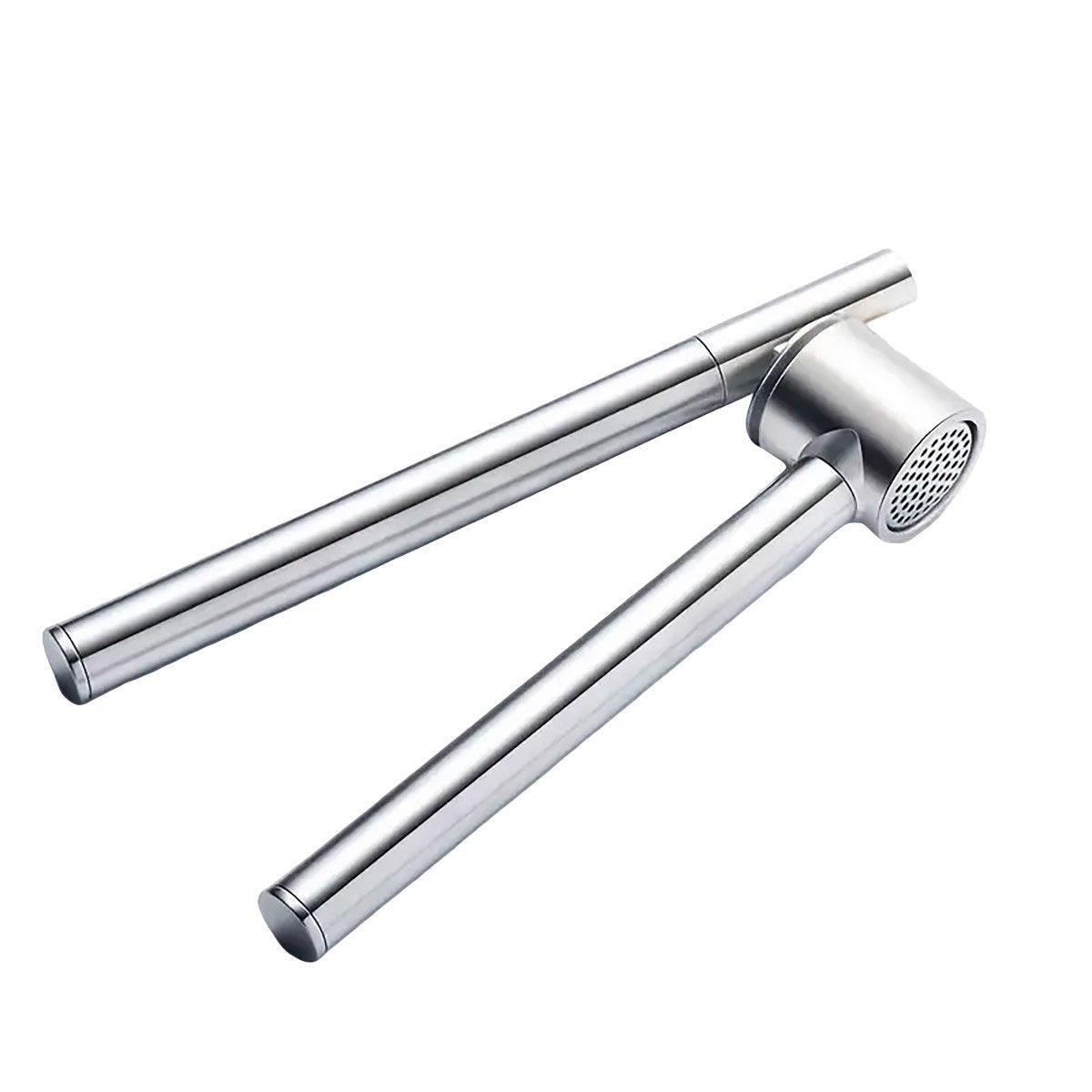 Stainless Steel Garlic Press Peeler Zinc Alloy Kitchen Tool Garlic Crusher V528-GARLIC-CLIPPER-455025