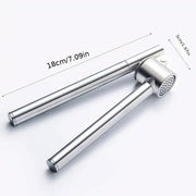 Stainless Steel Garlic Press Peeler Zinc Alloy Kitchen Tool Garlic Crusher V528-GARLIC-CLIPPER-455025