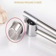 Stainless Steel Garlic Press Peeler Zinc Alloy Kitchen Tool Garlic Crusher V528-GARLIC-CLIPPER-455025