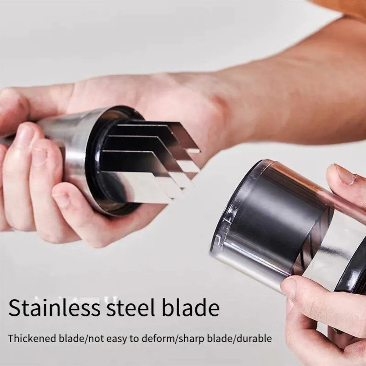 304 Stainless Steel Garlic Press Crusher Manual Garlic Mincer Kitchen Tool V528-GARLIC-POUNDER-602206