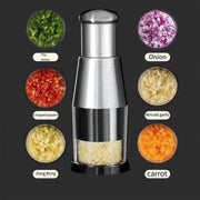304 Stainless Steel Garlic Press Crusher Manual Garlic Mincer Kitchen Tool V528-GARLIC-POUNDER-602206