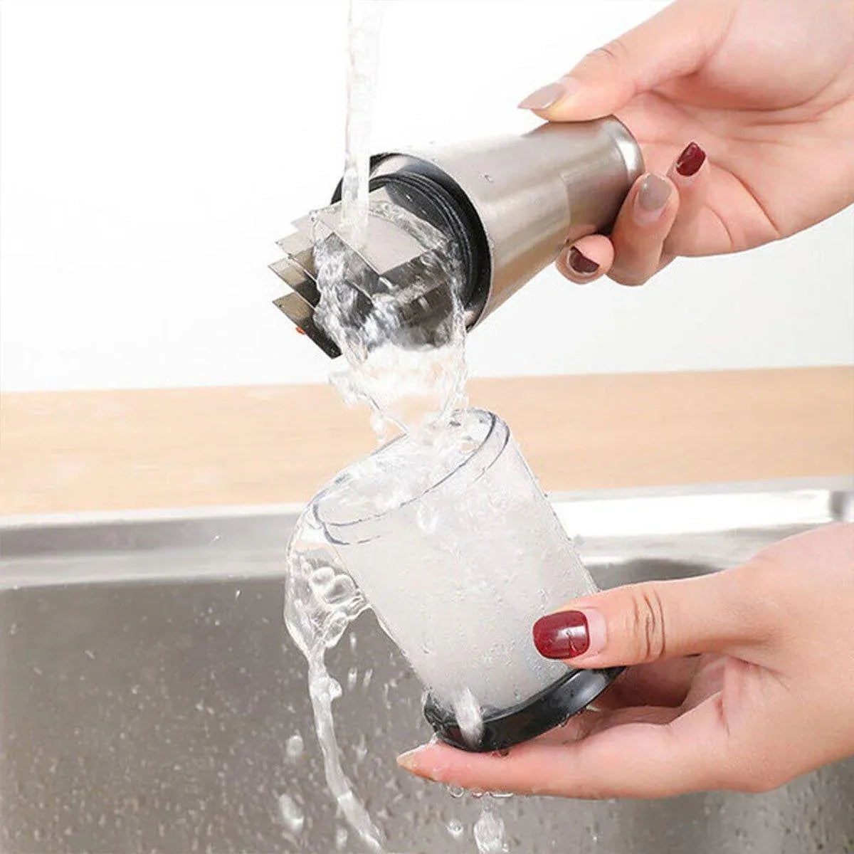 304 Stainless Steel Garlic Press Crusher Manual Garlic Mincer Kitchen Tool V528-GARLIC-POUNDER-602206