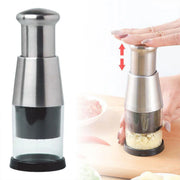 304 Stainless Steel Garlic Press Crusher Manual Garlic Mincer Kitchen Tool V528-GARLIC-POUNDER-602206