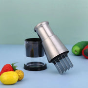 304 Stainless Steel Garlic Press Crusher Manual Garlic Mincer Kitchen Tool V528-GARLIC-POUNDER-602206