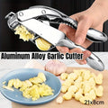 Multifunctional Garlic Press Aluminum Alloy Two-in-One Garlic Cutter Masher Tool V528-GARLIC-PRESS-250578