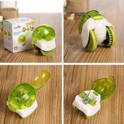 Push Garlic Crusher Roller Garlic Presser Slicer Garlic Mincer Kitchen Tool V528-GARLIC-PRESS-GREEN-706974
