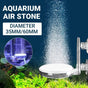Quiet Bubble Stone Aerator Head Fish Tank Oxygen Pump Nano Air Disc Atomizer - Diameter 35MM V528-GAS-DISK-Y35-248976