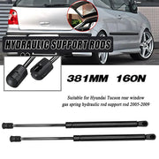 2x Gas Struts for Hyundai Tucson 2005-2009 Rear Window 381mm long 160N V528-GASSTRUTS-2PCS-935778