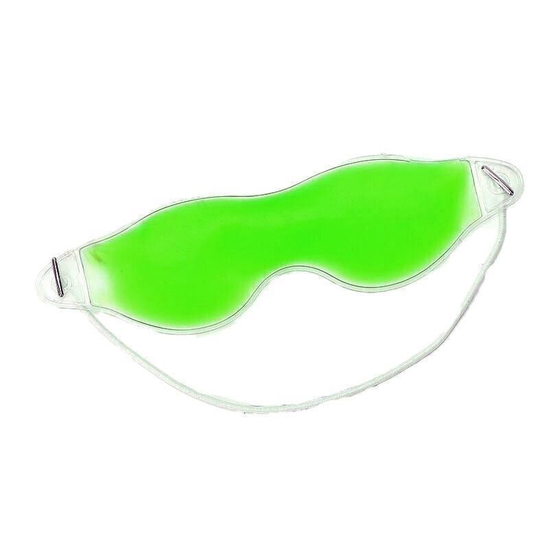 Green Relaxing Gel Eye Mask Cold Pack Warm Hot Heat Ice Cool Pad Puffiness Headache - 2PCS V528-GELEYEMASK-2PCS-GREEN-790381