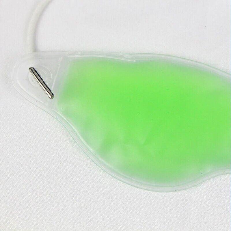 Green Relaxing Gel Eye Mask Cold Pack Warm Hot Heat Ice Cool Pad Puffiness Headache - 2PCS V528-GELEYEMASK-2PCS-GREEN-790381