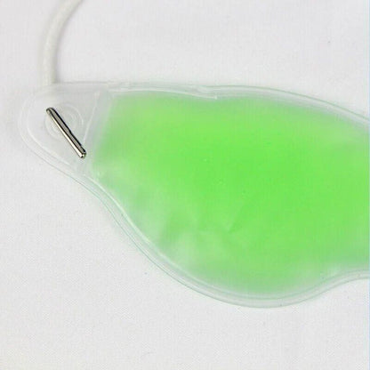 Green Relaxing Gel Eye Mask Cold Pack Warm Hot Heat Ice Cool Pad Puffiness Headache - 2PCS V528-GELEYEMASK-2PCS-GREEN-790381