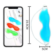 Green Relaxing Gel Eye Mask Cold Pack Warm Hot Heat Ice Cool Pad Puffiness Headache - 2PCS V528-GELEYEMASK-2PCS-GREEN-790381