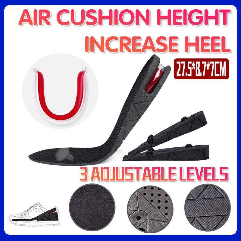 Air Cushion Height Increase Heel Gel Shoes Insoles Inserts Taller Lifts Pad Au V528-GELSHOES-1PAIR-814860