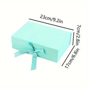 5X Medium Premium Gift Boxes with Ribbon Multi-Color Hamper Packaging Set - Orange V528-GIFT-BOX-5PCS-23-17-7-ORANGE-263751