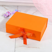 5X Medium Premium Gift Boxes with Ribbon Multi-Color Hamper Packaging Set - Orange V528-GIFT-BOX-5PCS-23-17-7-ORANGE-263751